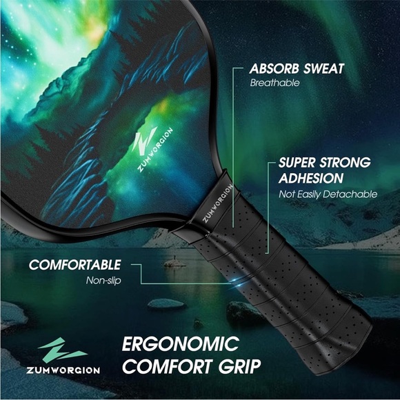 Fiber glass pickle ball paddle set - Picture 3 of 6